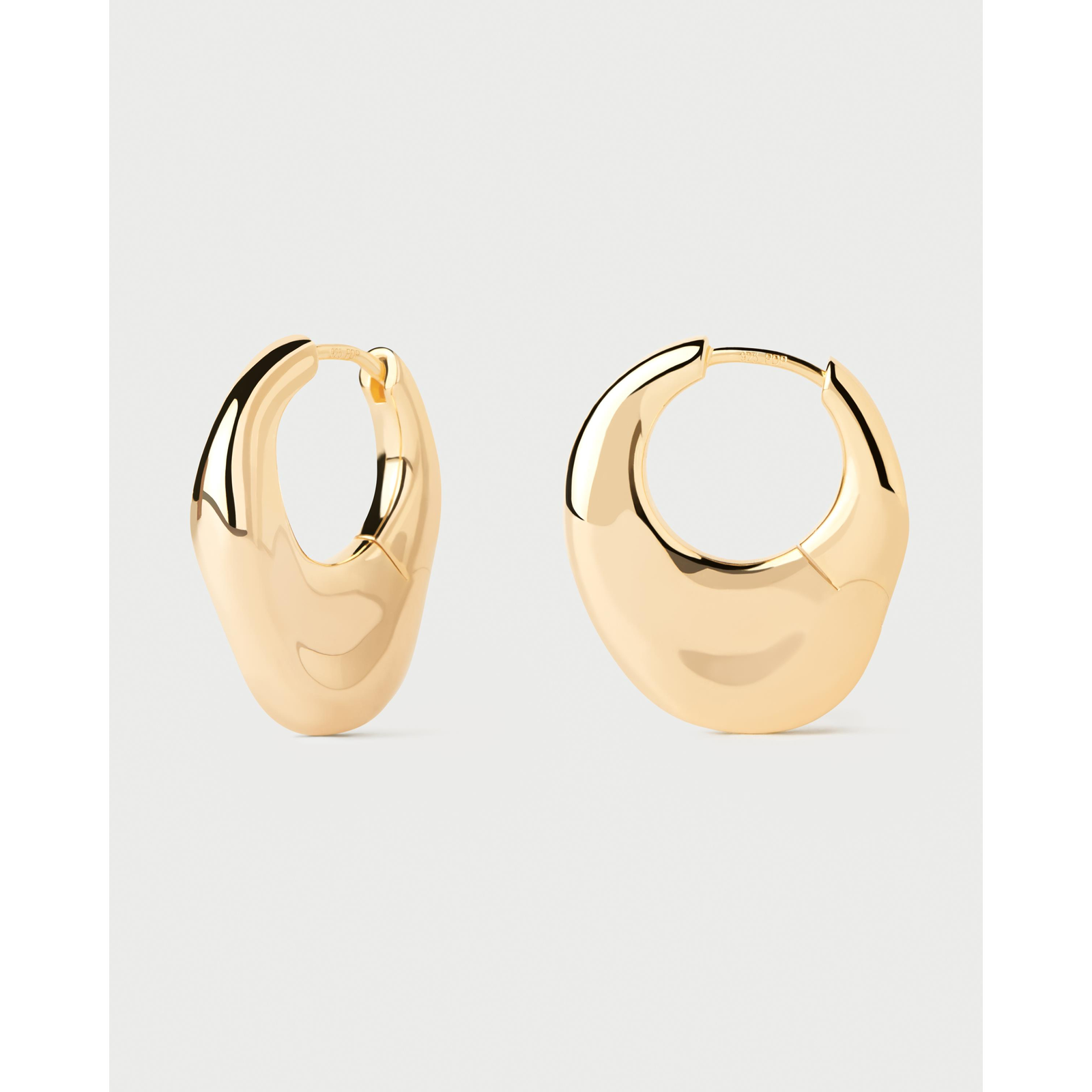 PDPAOLA AR01-C29-U Volcano Hoops aranyozott fülbevaló (Ag 925/1000, 10,68 g) (8435511756719)