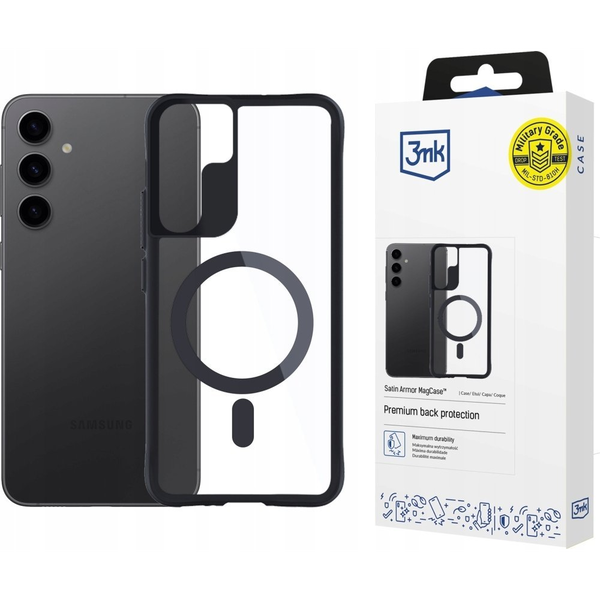 Zadní Kryt 3mk pro Samsung Galaxy S24 Plus, černý