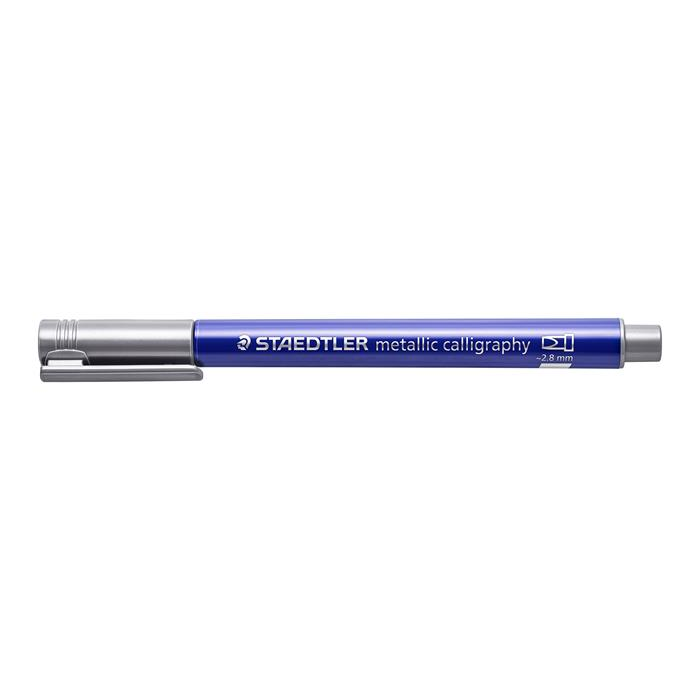 Staedtler Design Journey Metallic Calligraphy 2,8 mm Kalligrafikus marker - Metál ezüst (8325-81 02)