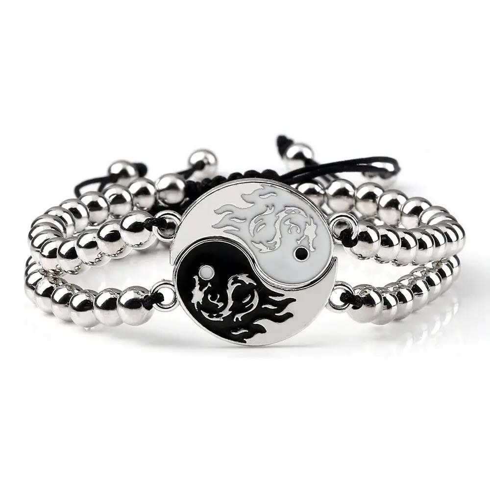 Wrap Q1 gyöngyös karkötő - Yin Yang -10-4 (8596544005752)