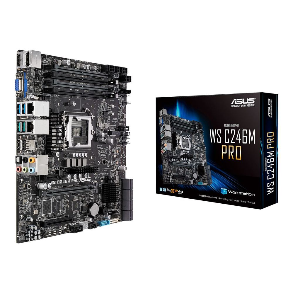 ASUS WS C246M PRO Intel C246 LGA 1151 (H4 aljzat) Micro ATX
