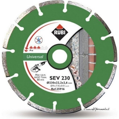 DIAMOND BLADE SEV 230 PRO SEGMENT DRY