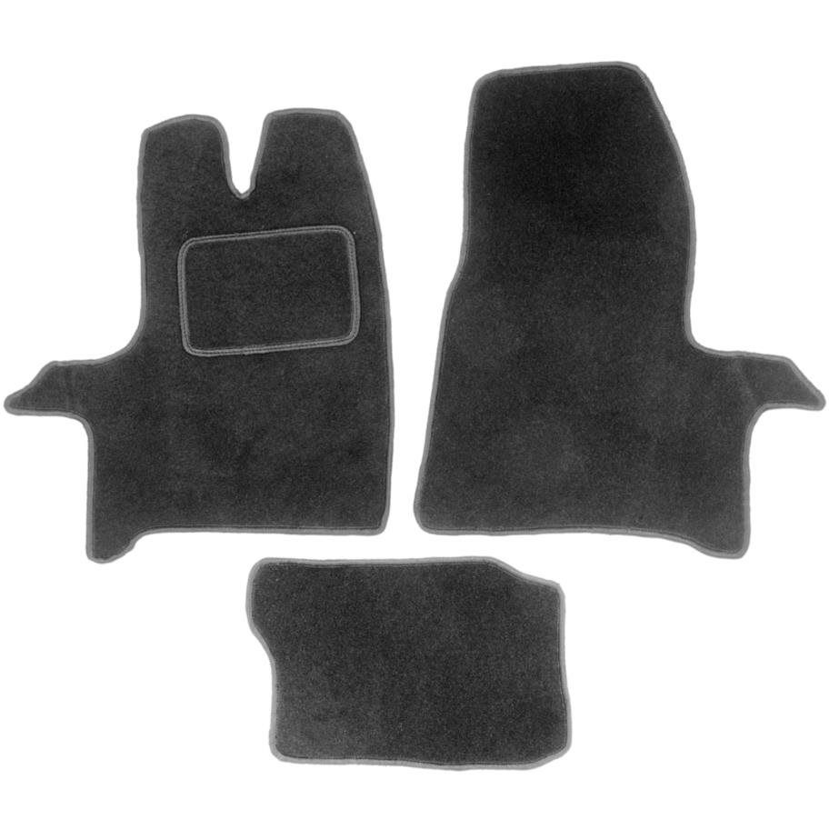 ACI textile carpets for FORD Transit 14- 16- black (3 seats, set of 3) (1991X63)