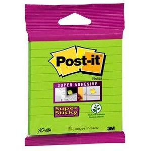 3M CH18/0914 öntapadó jegyzettömb Négyszögletes Zöld 70 lapok (3M-4046719287604)