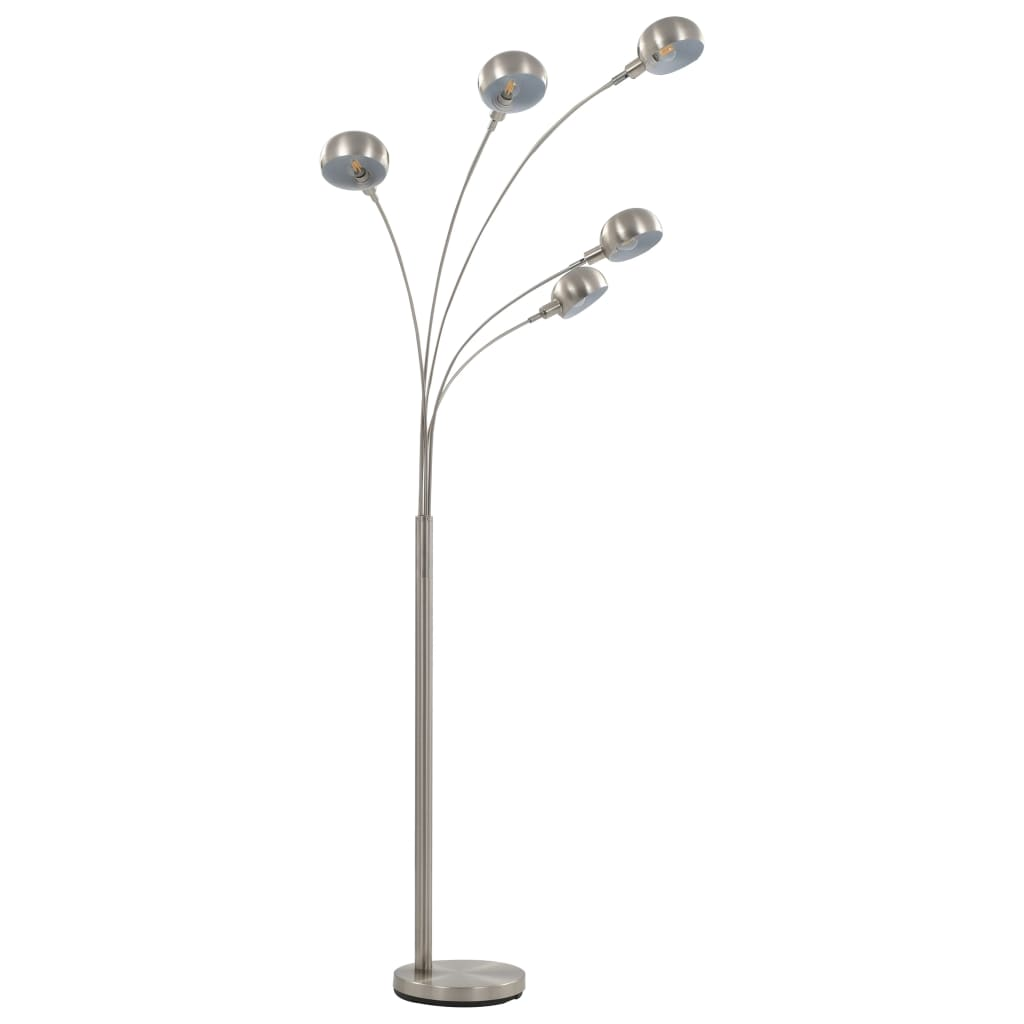 ezüst állólámpa 200 cm 5 db E14 típusú foglalattal (282417)