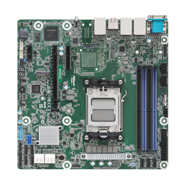 ASRock Motherboard B650D4U - Micro-ATX - Socket AMD AM5 - AMD B650E
