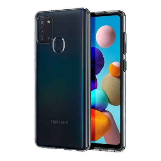Spigen Liquid Crystal Samsung Galaxy A21s Crystal Clear tok, átlátszó (ACS00975) (ACS00975)