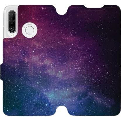 Flip case for mobile Huawei P30 Lite - V147P Nebula