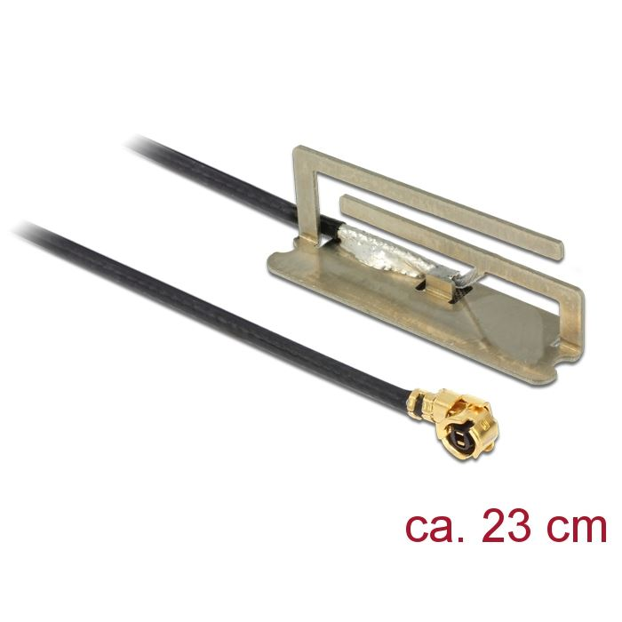 Delock WLAN antenna MHF / U.FL-LP-068 kompatibilis csatlakozó 802.11 ac/a/h/b/g/n (86388) (d86388)