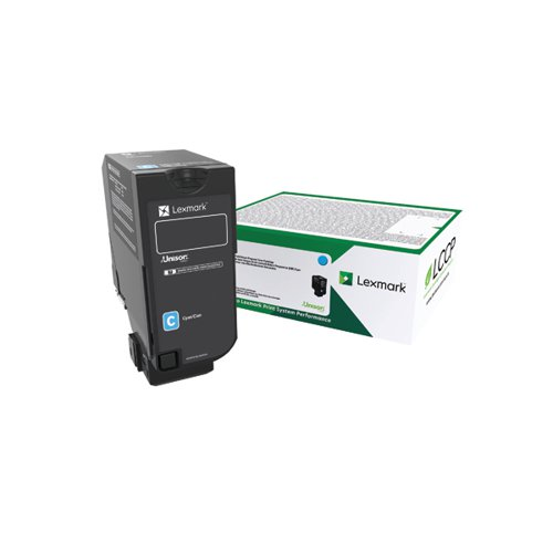 Lexmark 74C20C0 cartuccia toner 1 pz Originale Ciano