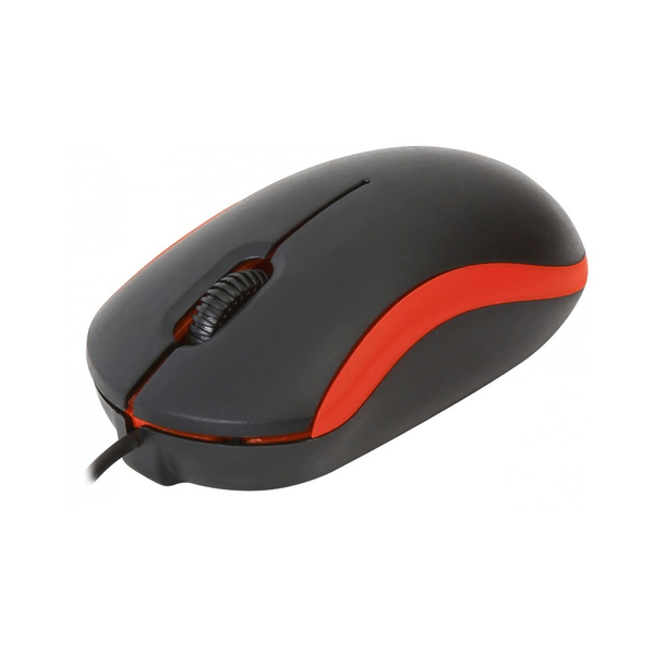 Myš OMEGA optická 3D 1000dpi USB Value Line V2 černo-červená (43185)