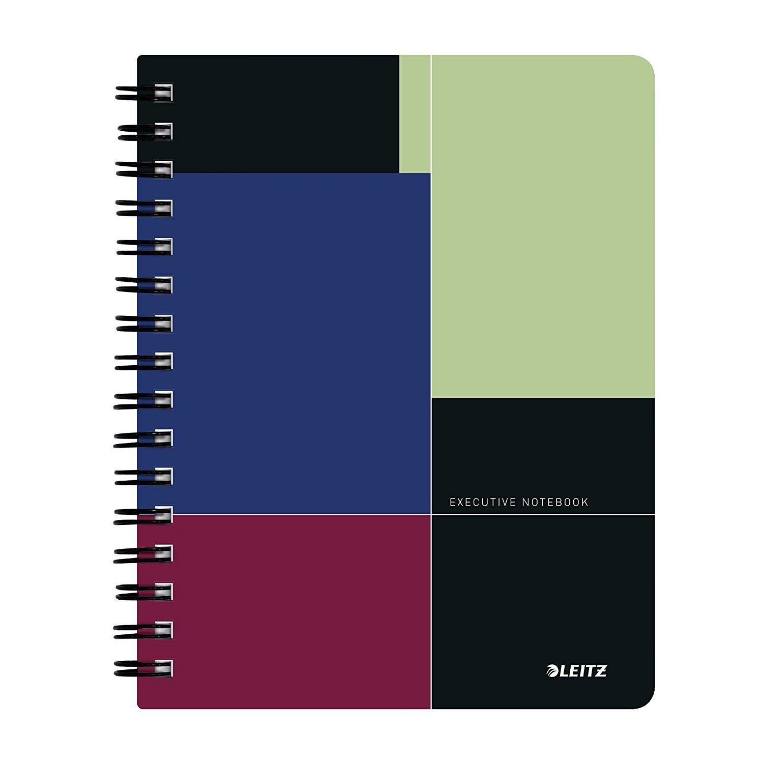 Leitz Executive 80 lapos A5 kockás spirálfüzet (44560000)