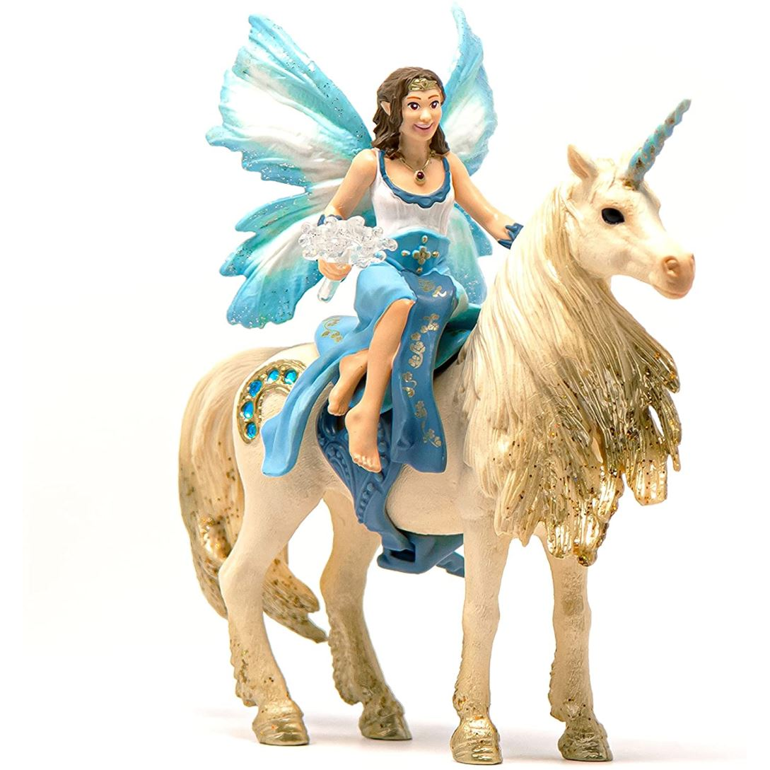 Schleich Eyela arany unikornison lovagol (42508) (sch42508)