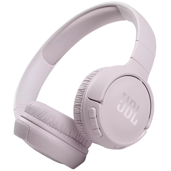 JBL Tune 510, Bluetooth стерео слушалки, v5.0, Multipoint, микрофон, функционален бутон, контрол на звука, сгъваеми, розови (RS134089)