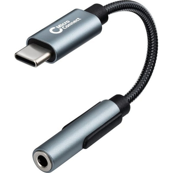 Adapter USB MicroConnect MC-AUDIO-USBC adapter kablowy 0,13 m Srebrny
