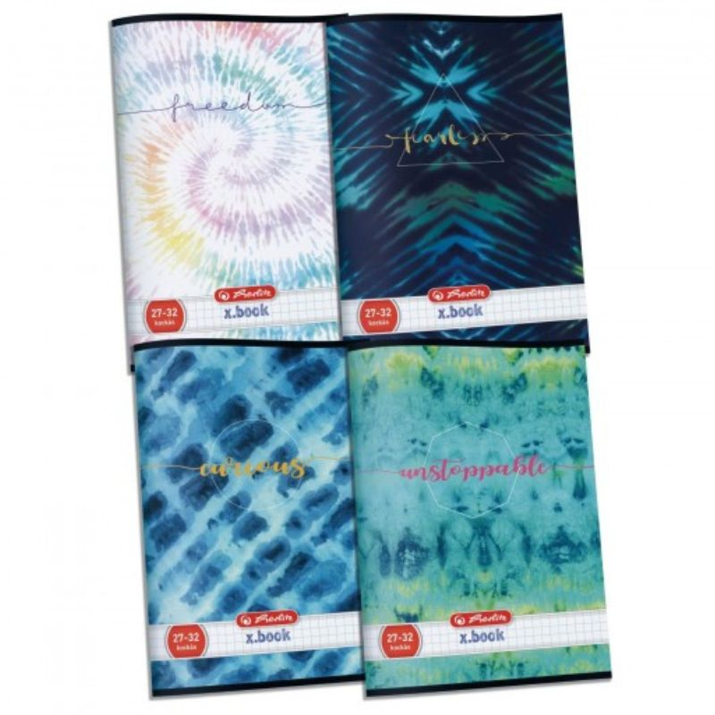 Herlitz Batik 32 lapos A5 négyzetrácsos füzet - Többfajta (09092883)