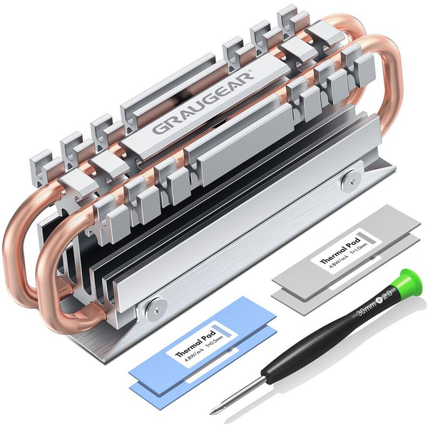 Graugear G-M2HS06 - 86mm M.2 NVMe SSD hűtő