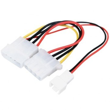 Захранващ кабел, Akyga, AK/CA/35 Molex/Molex/3pin, 12V, 0.15 m