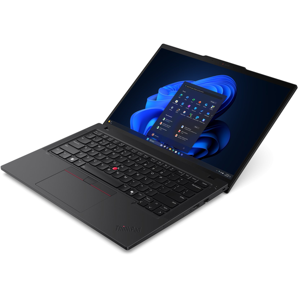 Lenovo ThinkPad T14 Gen 6 (Intel) Intel Core Ultra 7 255U Laptop 35,6 cm (14") Érintőképernyő 2.8K 32 GB DDR5-SDRAM 1 TB SSD Wi-Fi 6E (802.11ax) Windows 11 Pro Fekete