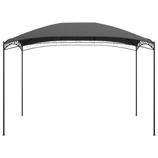antracitszürke pavilon 3 x 4 x 2,65 m 180 g/m²
