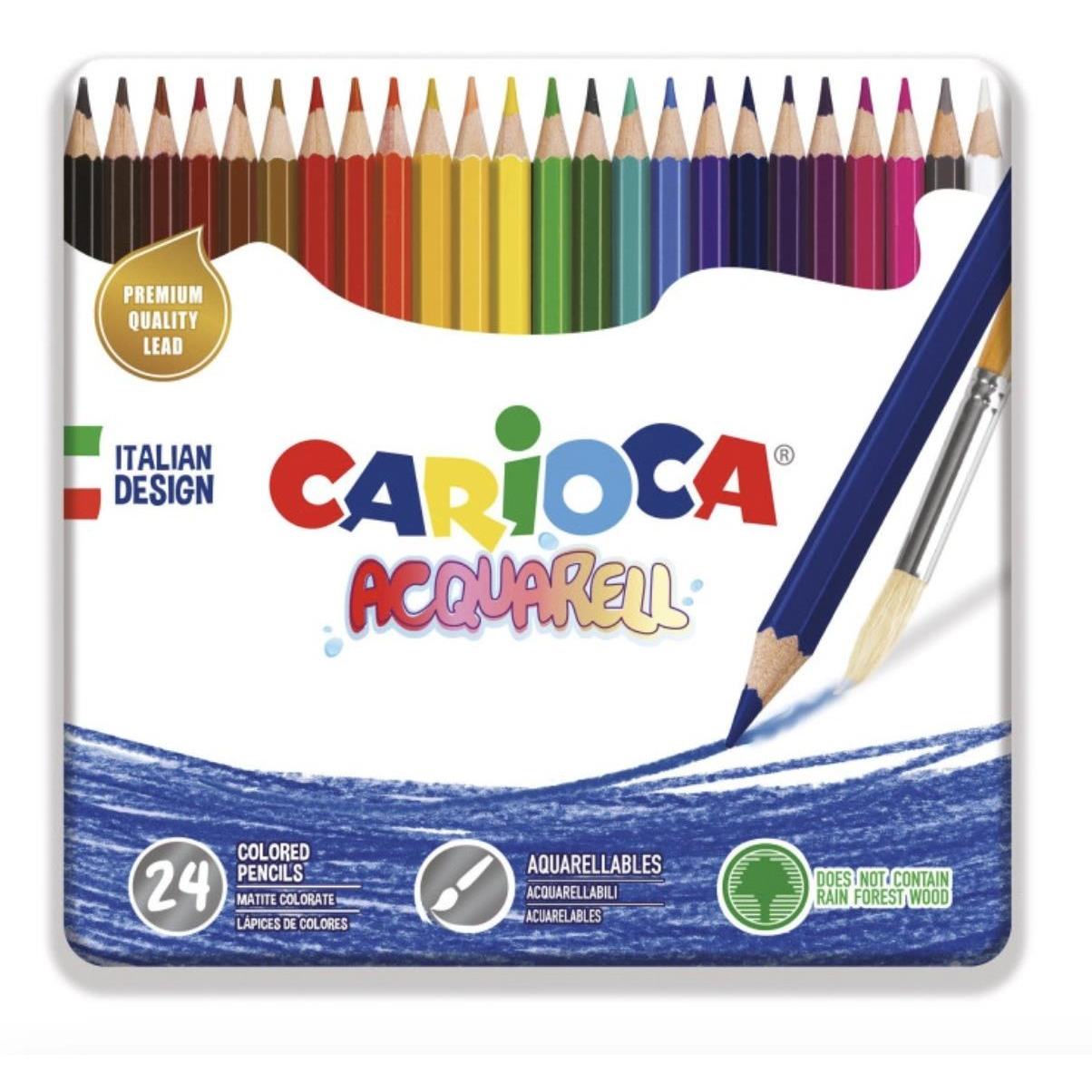 Carioca Watercolour Crayons 24 pcs (28587)