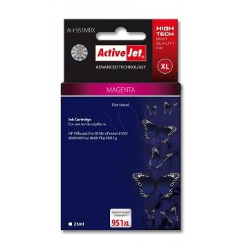 Inkoust ActiveJet CN047AE pro HP červený (magenta)