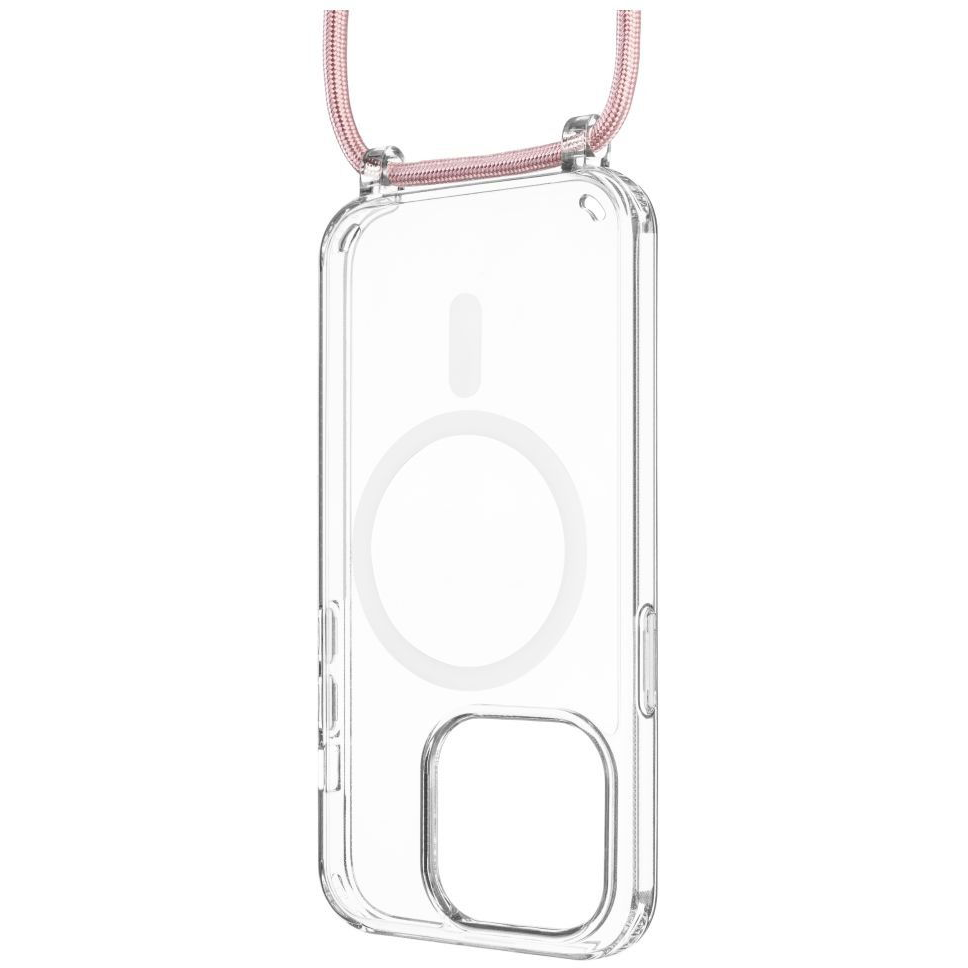FIXED MagPure Neck Apple iPhone 16 Pro Max tok + rózsaszín nyakpánt (FIXPUNM-1403-PI)