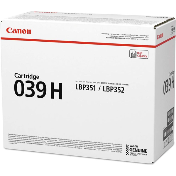 Canon CRG-039 H cartuccia toner 1 pz Originale Nero