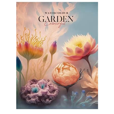 Shkolyaryk Garden tűzött füzet A5, kockás, 48 lap (A5-048-5226K) (A5-048-5226K)