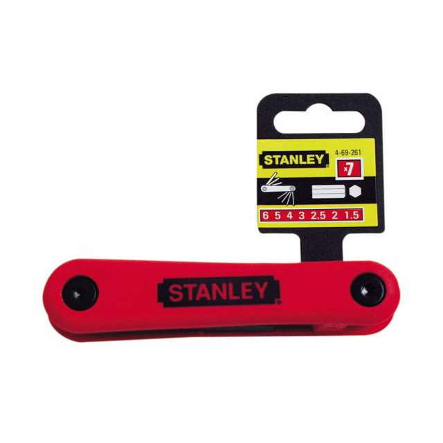 Stanley imbuszkulcs készlet, 1,5- 6mm 7 részes (4-69-261)