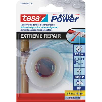 Tesa  EXTREME REPAIR (56064-00003-00) Repair tape ® extra Power Átlátszó (H x Sz) 2.5 m x 19 mm 1 db