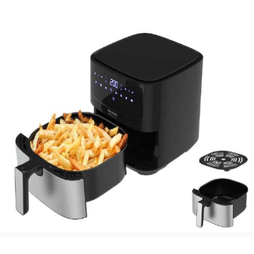 Taurus AF1450XD AirFryer Forrólevegős Sütő 5L 1450W - Fekete / Acél