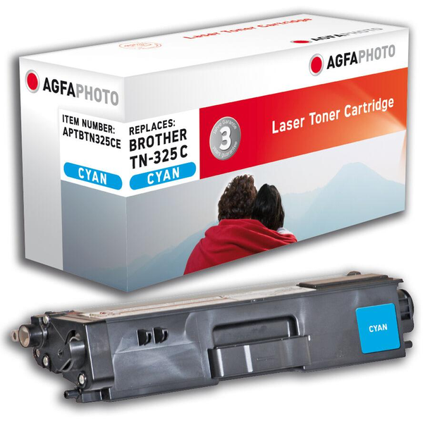 AgfaPhoto Brother TN-325C Toner Cyan