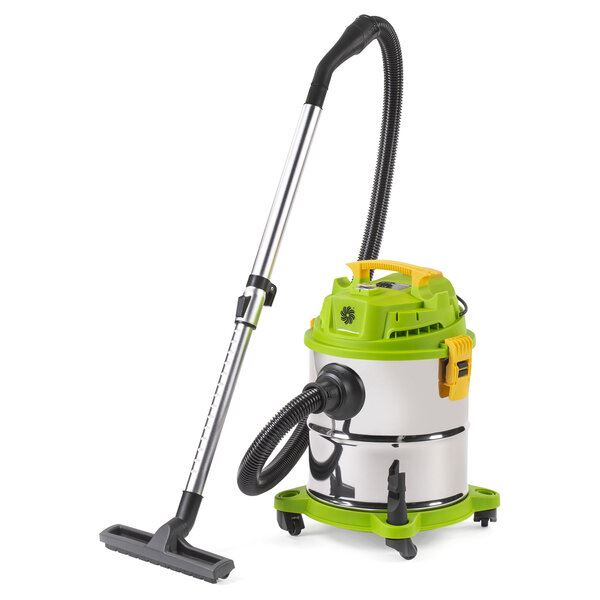 Fieldmann FDU 2120-E Прахосмукачка за сухо и мокро почистване, 1200 W, събирателен резервоар: 20,0 литра, тръба на гърлото 1,5 м, алуминиева телескопична дръжка 0,77 м