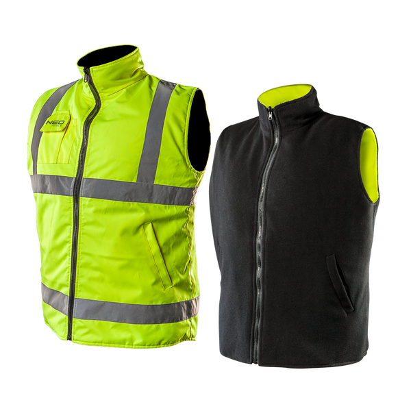 NEO 81-520-S Munkamellény, Fényvisszaverő, Kétoldalas, S