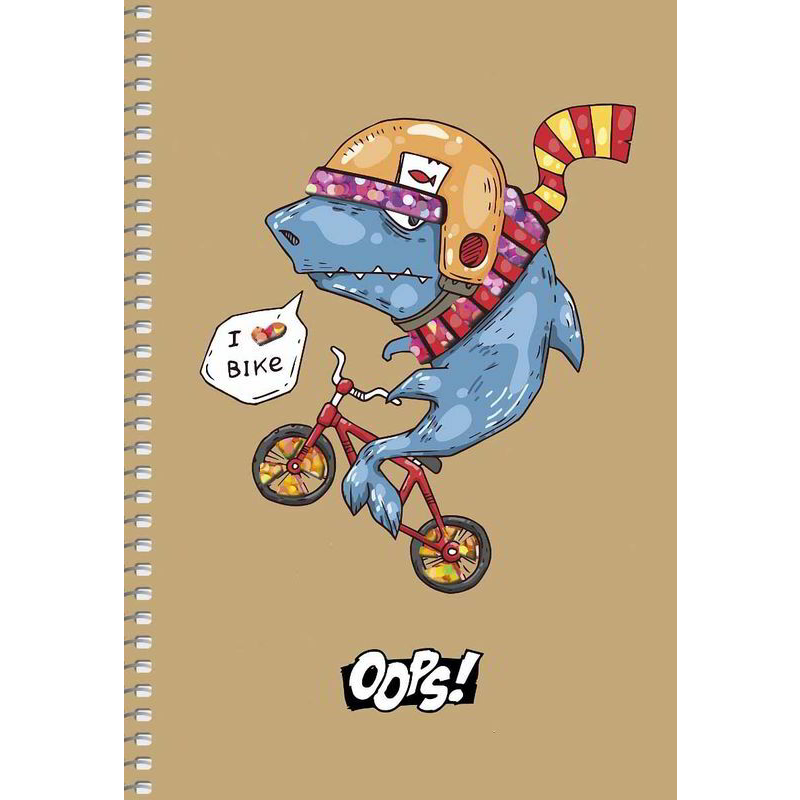 Shkolyaryk Student 96 lapos A5 kockás spirálfüzet - Többfajta (A5-SC-096-6116K)