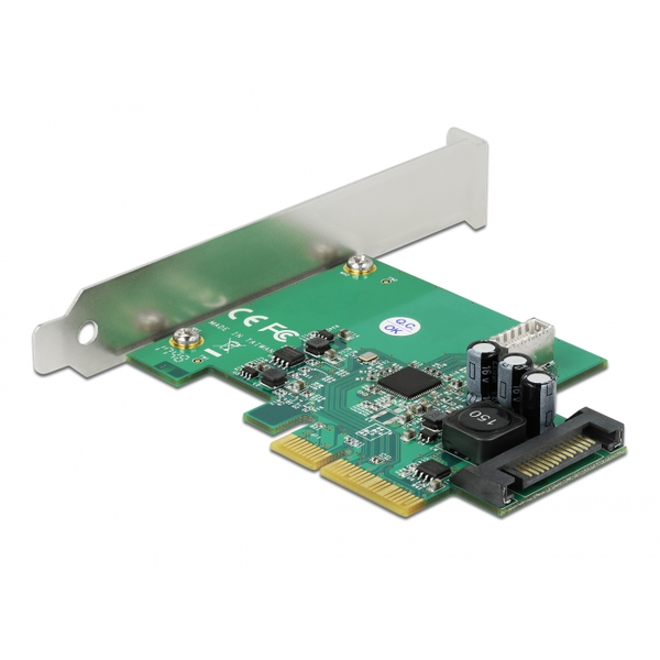 Delock PCI Express Kártya - 1 x belső USB 3.2 Gen 2 Kulcs B, 20 tűs anya csatlakozó (90068)