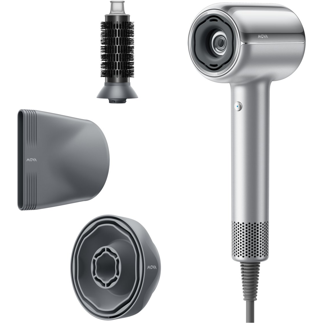 Mova Shine 20 Hajszárító 1800W Ionizációval Ezüst (AMSH20 SLV)