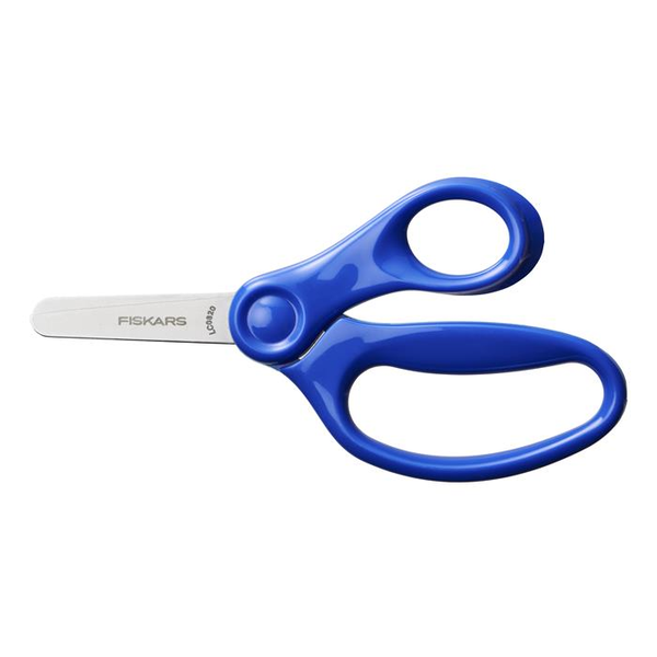 FISKARS DĚTSKÉ BEZPEČNÉ ŠKOLNÍ NŮŽKY PRO DĚTI MODRÉ 13 cm 6+