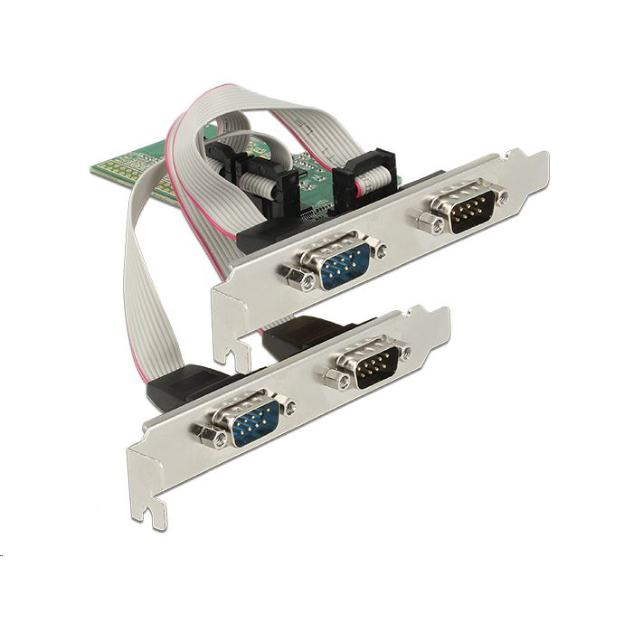 DeLock 4x Soros port bővítő kártya PCI-E (89557) (89557)