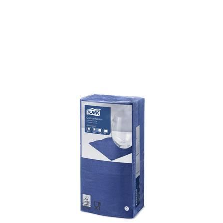 Tork Advanced szalvéta 1/4 hajtogatott, 2 rétegű 24x24cm (200 db/csomag) kék (477825) (T477825)