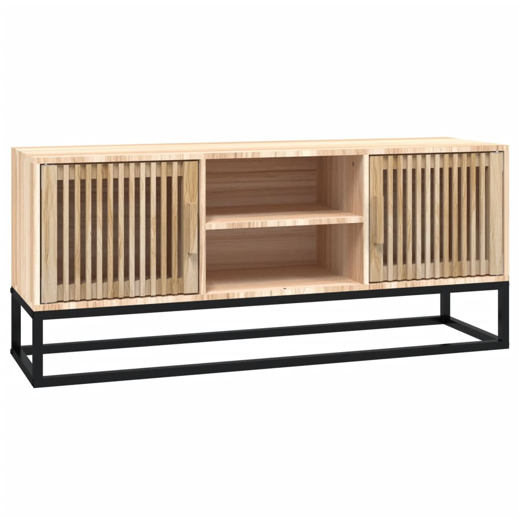 szerelt fa és vas TV-szekrény 105x30x45 cm (352099)