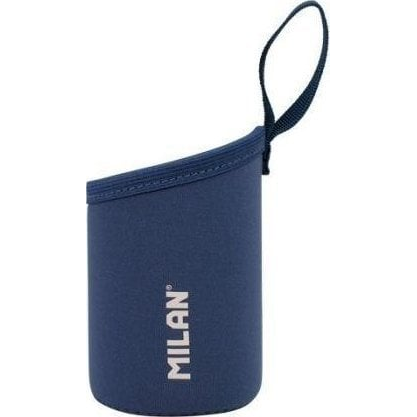 Milan® Funda Protectora De Neopreno Para Botellas Isotérmicas De 0,35 L, Serie 1918, Azul Marino