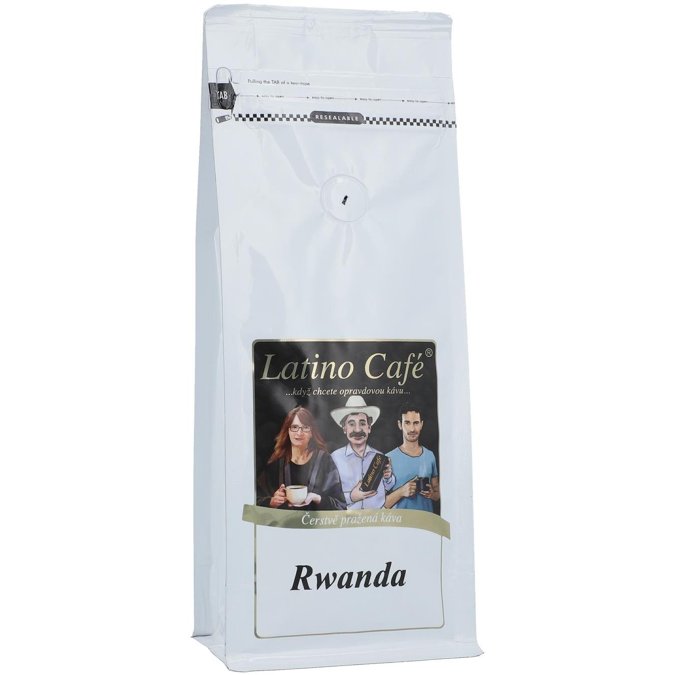 Latino Café Coffee Rwanda, beans 500g (08165)
