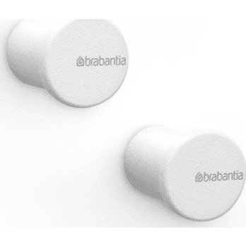 Brabantia MindSet törölköző akasztó, 2db-os szett, alumínium, szikrázó fehér ásványi textúra - 303425 (303425)