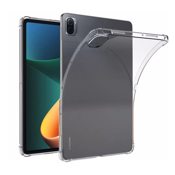 Szilikon telefonvédő (közepesen ütésálló, légpárnás sarok) ÁTLÁTSZÓ [Xiaomi Pad 5]