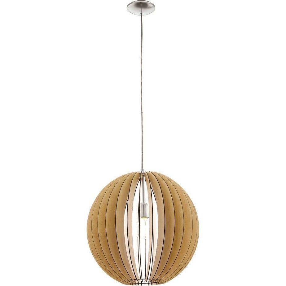 EGLO , 94765 , COSSANO , függeszték , E27 , 1X60W , IP20 , juhar (94765)