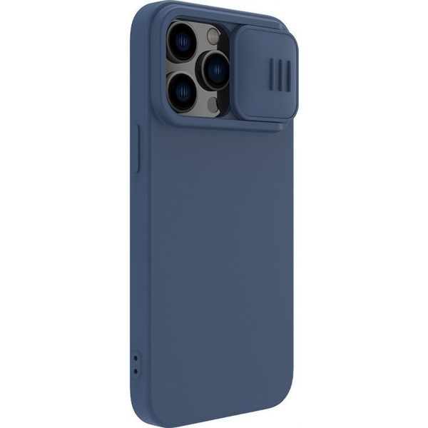 Nillkin CamShield Silky Silicone Apple iPhone 14 Pro Max син