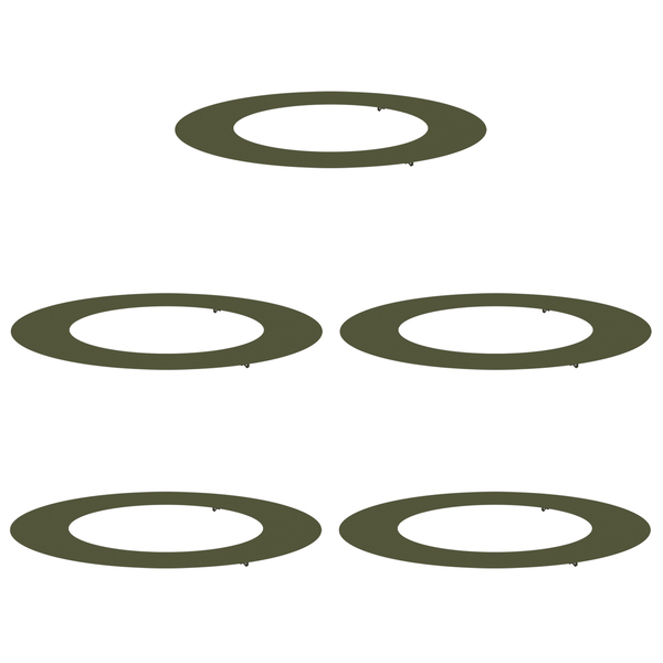 Olívazöld Virágcserép Olívazöld műanyag nagy Dekoratív Betétek