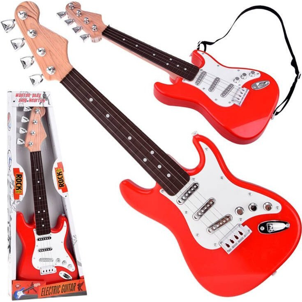 Elektromos Rock Gitár - Piros Színben
